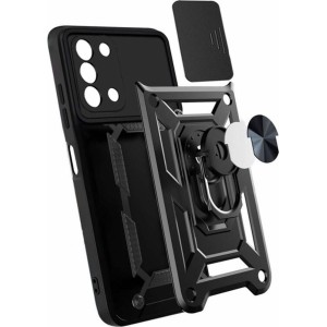 Alogy Camshield Stand Ring Camera Case for Samsung Galaxy A03s 164mm Black