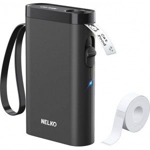 Nelko P21 thermal label printer (black)