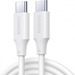 Ugreen US562 USB-C / USB-C PD cable 100W 2m - white