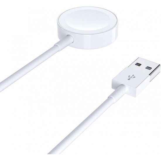 Choetech wireless charger for Apple Watch USB-A (white)