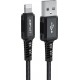 Acefast MFI USB - Lightning cable 1.8m, 2.4A black (C4-02 A Black)