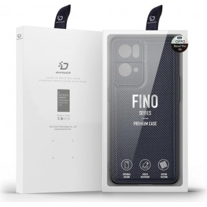 Dux Ducis Fino case cover covered with nylon material Oppo Reno7 Pro 5G black