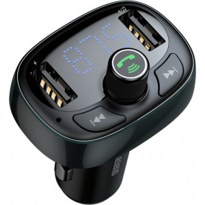 Baseus transmiter FM T Shaped S-09 Bluetooth MP3 car charger black