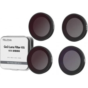 Telesin Lens filter Set CPL/ND8/ND16/ND32 Telesin for Insta360 GO3