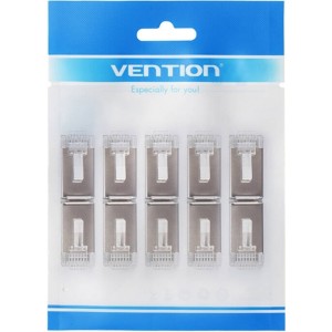 Vention Modular RJ45 CAT.5E FTP Connector Vention IDAR0-10 Transparent 10 pcs.