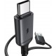 Joyroom JR-WQM03 magnetic charger, USB + USB-C, 1.2m (black)