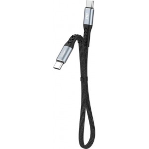 Dudao L10C USB-C - USB-C PD cable 100W 5A 0.23m - black