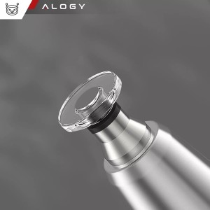 Alogy 2-in-1 capacitive touch stylus for the screen of a phone tablet with a pen White