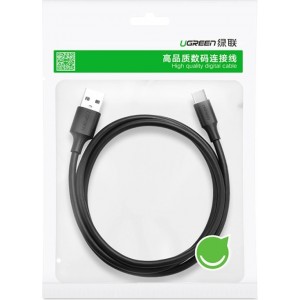 Ugreen US287 60114 USB-A / USB-C 3A cable 0.25m - black