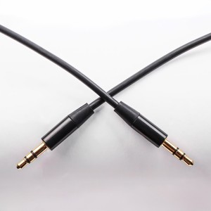 Maxlife audio cable jack 3.5 mm - jack 3.5 mm 1m black