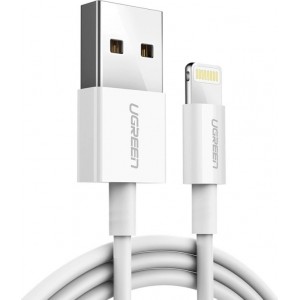 Ugreen US155 20728 USB-A / Lightning MFi 2.4A cable 1m - white