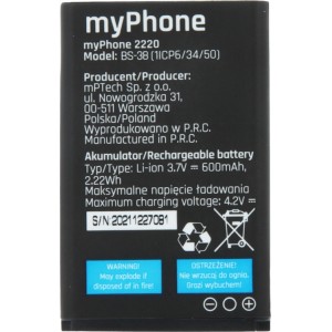 Mptech Sp. Z O.o. Battery for myPhone 2220 600mAh