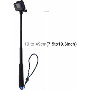 Puluz Selfie Stick Puluz for sports cameras (black)