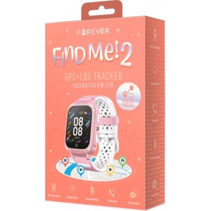 Forever Smartwatch GPS Kids Find Me 2 KW-210 pink