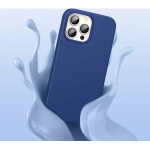 Ugreen Protective Silicone Case rubber flexible silicone cover for iPhone 13 Pro Max blue