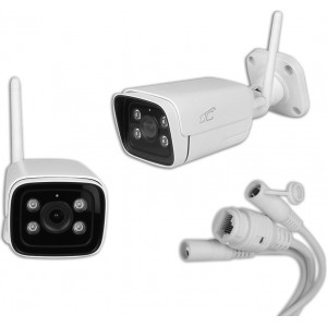 LTC Exterior IP camera BULLET white IP66 PTZ WiFi&LAN 4Mpix 85*LED 4*IR 3,6mm Lens (IR Cut Filter) DC12V Model B LTC Vision