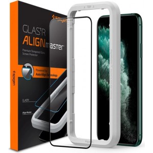 Spigen ALM Glass FC Tempered Glass for iPhone 11 Pro Max - Black