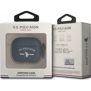 U.s. Polo Protective case for US Polo headphones for Apple AirPods 3 navy blue