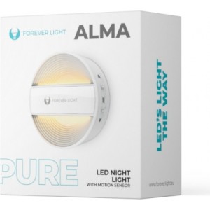 LED Night Lamp round PURE FLC-20 ALMA PIR white 500mAh Forever Light