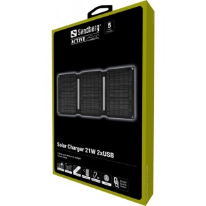 Sandberg 420-70 Solar Charger 21W 2xUSB