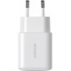 Joyroom JR-TCF20 USB-C PD 20W network charger - white + USB-C / USB-C cable 1m