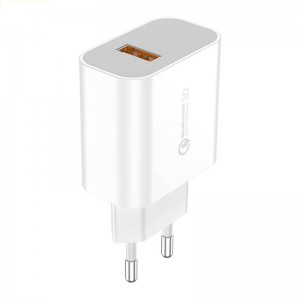 Foneng Fast charger Foneng 1x USB EU46 18W QC 3.0+ USB Type C cable