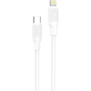 Foneng USB cable for Lightning Foneng X80, 27W, 1m (white)