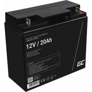 Green Cell Rechargeable Battery AGM VRLA Green Cell AGM10 12V 20Ah (for lawn mower, boat, motor, cart)