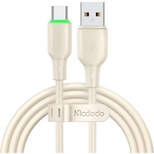 Mcdodo USB to USB-C Cable Mcdodo CA-4750 with LED light 1.2m (beige)