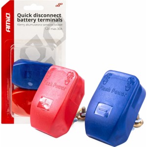 Amio Quick disconnect battery terminals 12V max.30A