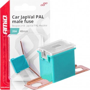 Amio Car JapVal PAL male fuses 48mm 20A AMIO-03417