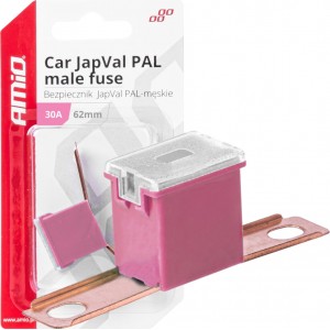 Amio Car JapVal PAL male fuses 62mm 30A AMIO-03427