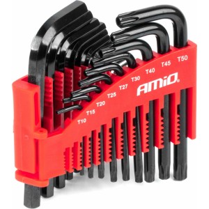 Amio Imbus hex & torx keys CRV black 22pcs AMIO-04297