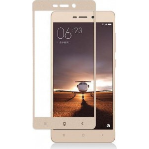 4Kom.pl Full screen tempered glass Xiaomi Redmi 3S/ 3 Pro gold