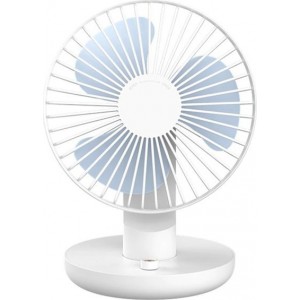 Alogy Ballet Desk Fan Cordless Fan with 3000mAh Battery USB White