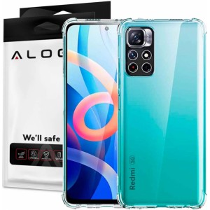 Alogy ShockProof Alogy Silicone Armor Case for Xiaomi Poco M4 Pro 5G Transparent