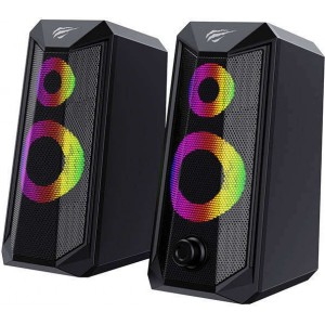 Havit SK202 2.0 RGB computer speakers (black)