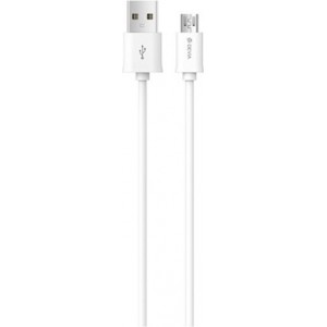 Devia cable Smart EC081 USB - MicroUSB 1,0 m 2,1A white