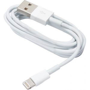 Cable USB - Lightning 1,5 m 1A white bulk