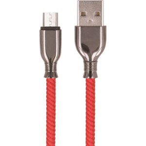 Setty cable USB - microUSB 1,0 m 3A FC-M red