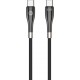 Forever Sleek cable USB-C - USB-C 1,0 m 100W black