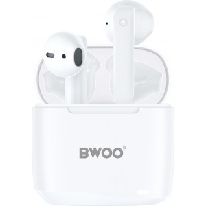 BWOO wireless TWS earphones BW94-WH white