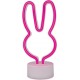 Neon LED on stand RABBIT pink USB-C FSC-10 Forever Light