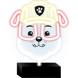 Neon LED on a stand Paw Patrol - Rubble OW-120446