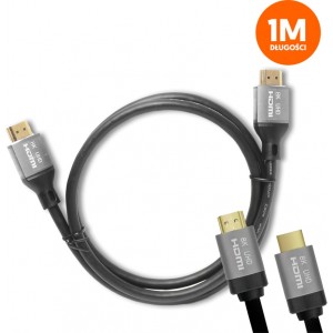 HDMI-HDMI cable (v2.1 | 8K | 1 m) black