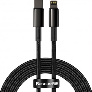 Baseus cable Tungsten PD USB-C - Lightning 2,0 m black 20W