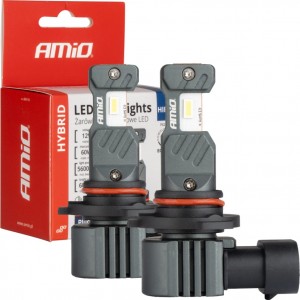 Amio LED Headlights Hybrid series HIR2 6000K Canbus 60W AMIO-04119