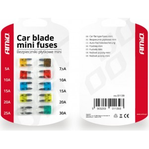 Amio Mini fuse 10pts blister