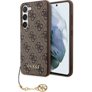 Cg Mobile Sas Guess case for Samsung Galaxy A55 GUHCSA55GF4GBR brown HC PU 4G with charm