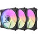 Darkflash Computer fan set Darkflash INF8 ARGB, 3in1 120x120 (black)